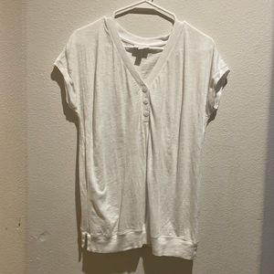 White womens j.jill t-shirt size small